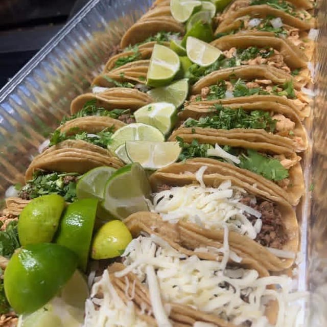 Pan Of Tacos (x 20).